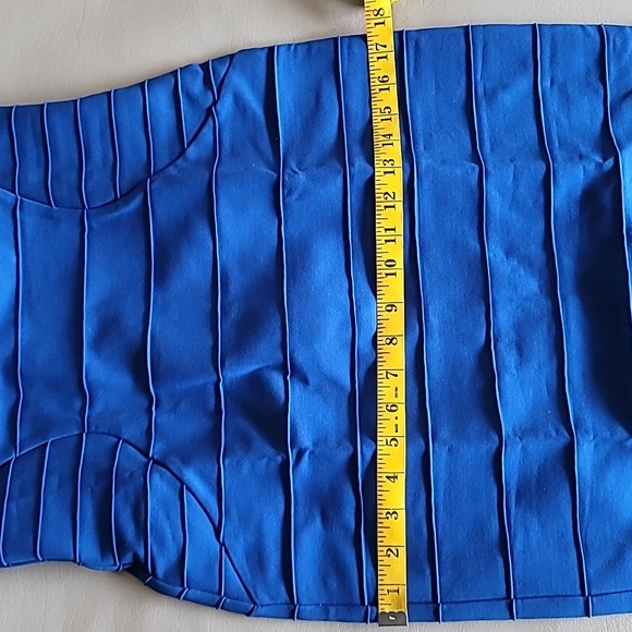 Ted Baker Charlii Mid Blue Stretch Bodycon Jersey Sheath Dress TB 3 US 8 - Picture 10 of 12